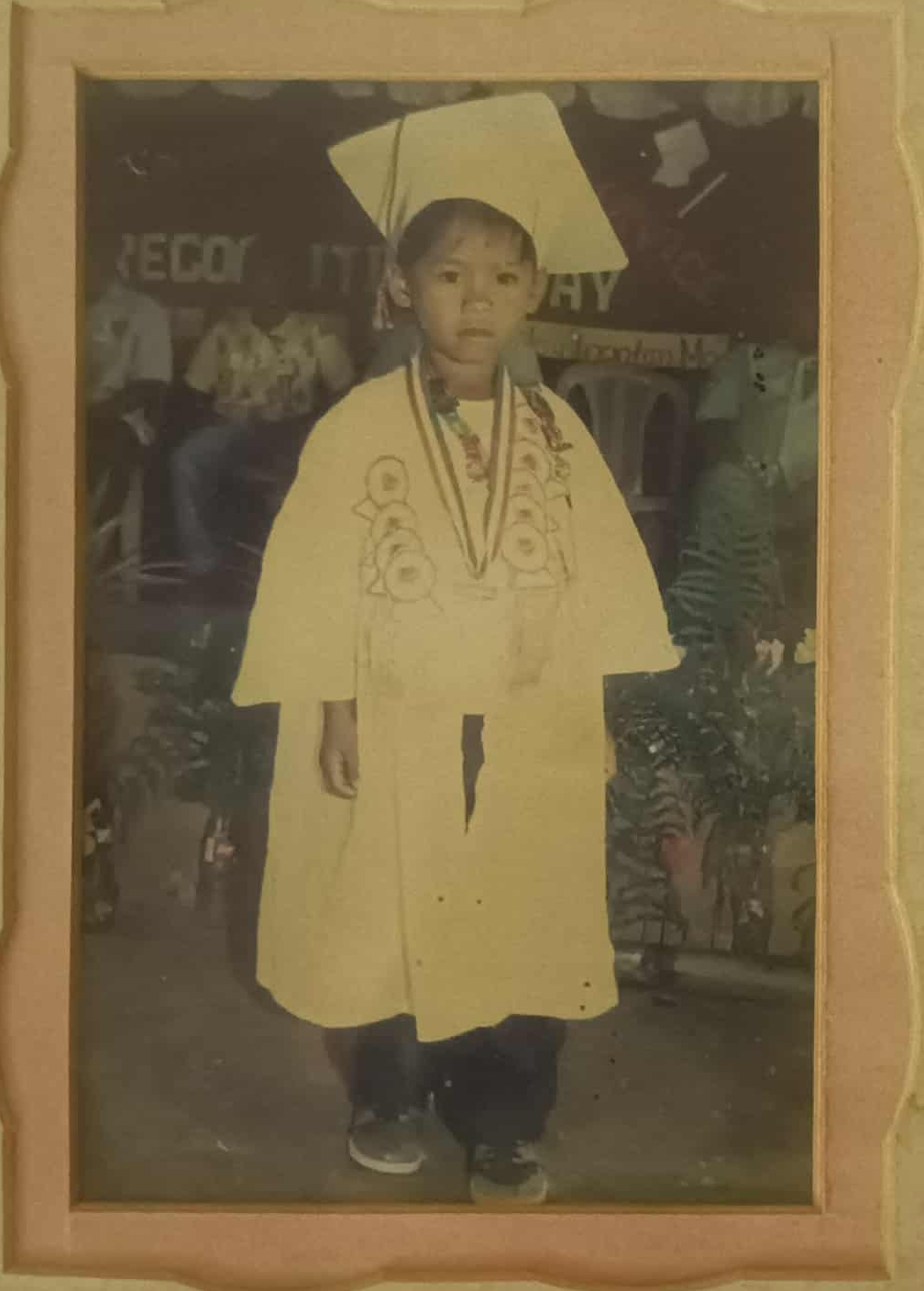 Kindergarten graduation portrait